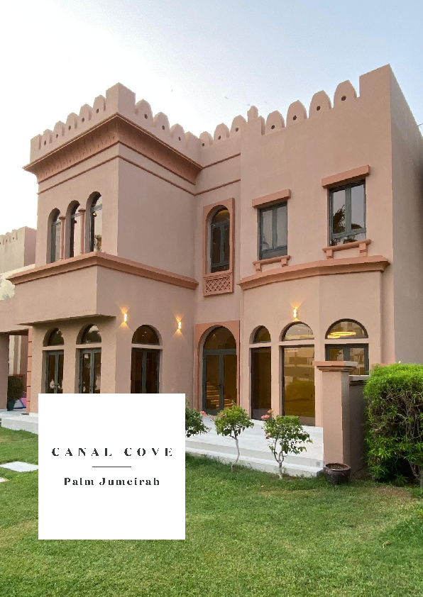 Canal Cove 4 Bedroom Waterfront Villa in Palm Jumeirah Dubai with Private Beach Access - METALUXURY