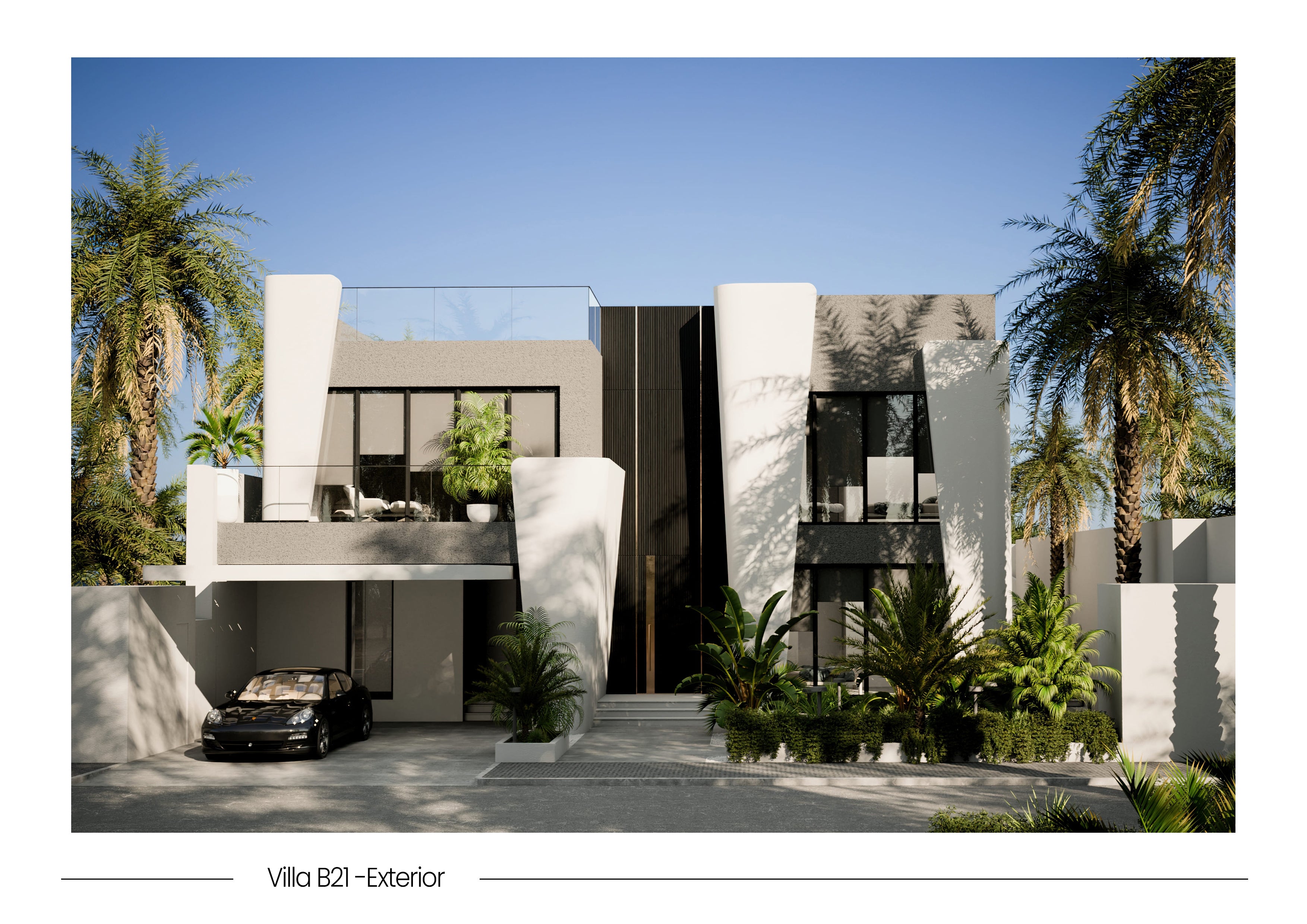 B21 Luxury Villa in Palm Jumeirah Dubai – Modern 6 Bedroom Masterpiece with Private Pool and Smart Home Technology - METALUXURY