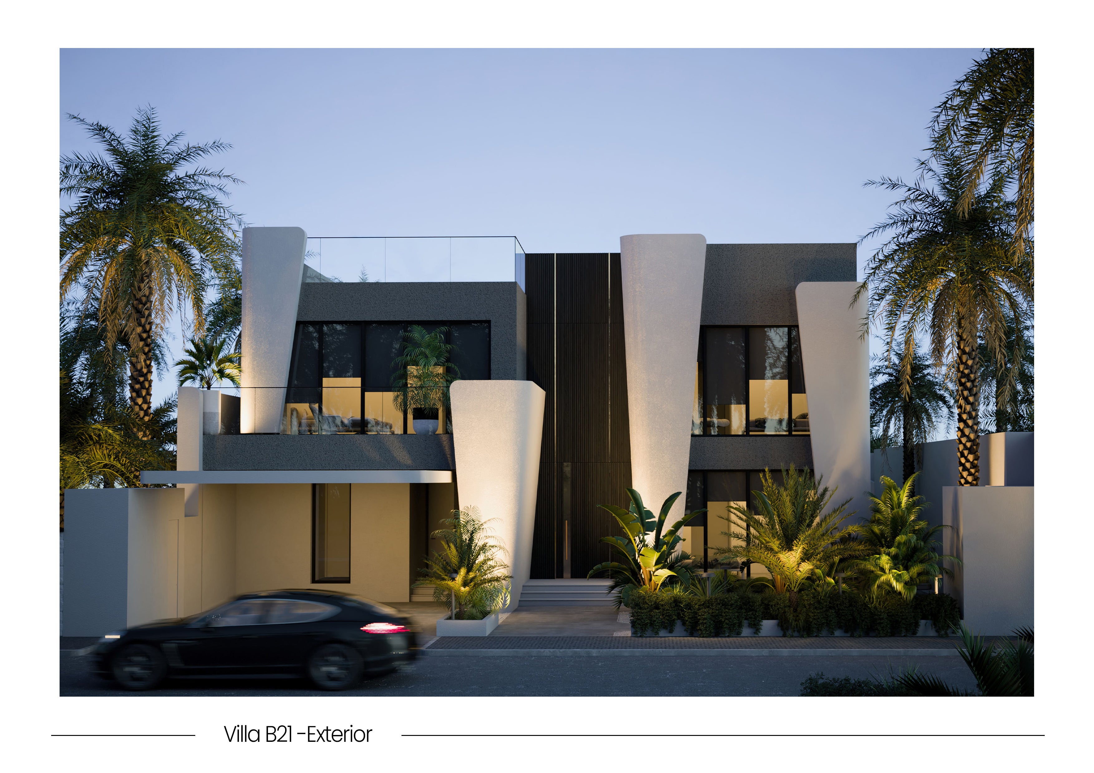 B21 Luxury Villa in Palm Jumeirah Dubai – Modern 6 Bedroom Masterpiece with Private Pool and Smart Home Technology - METALUXURY