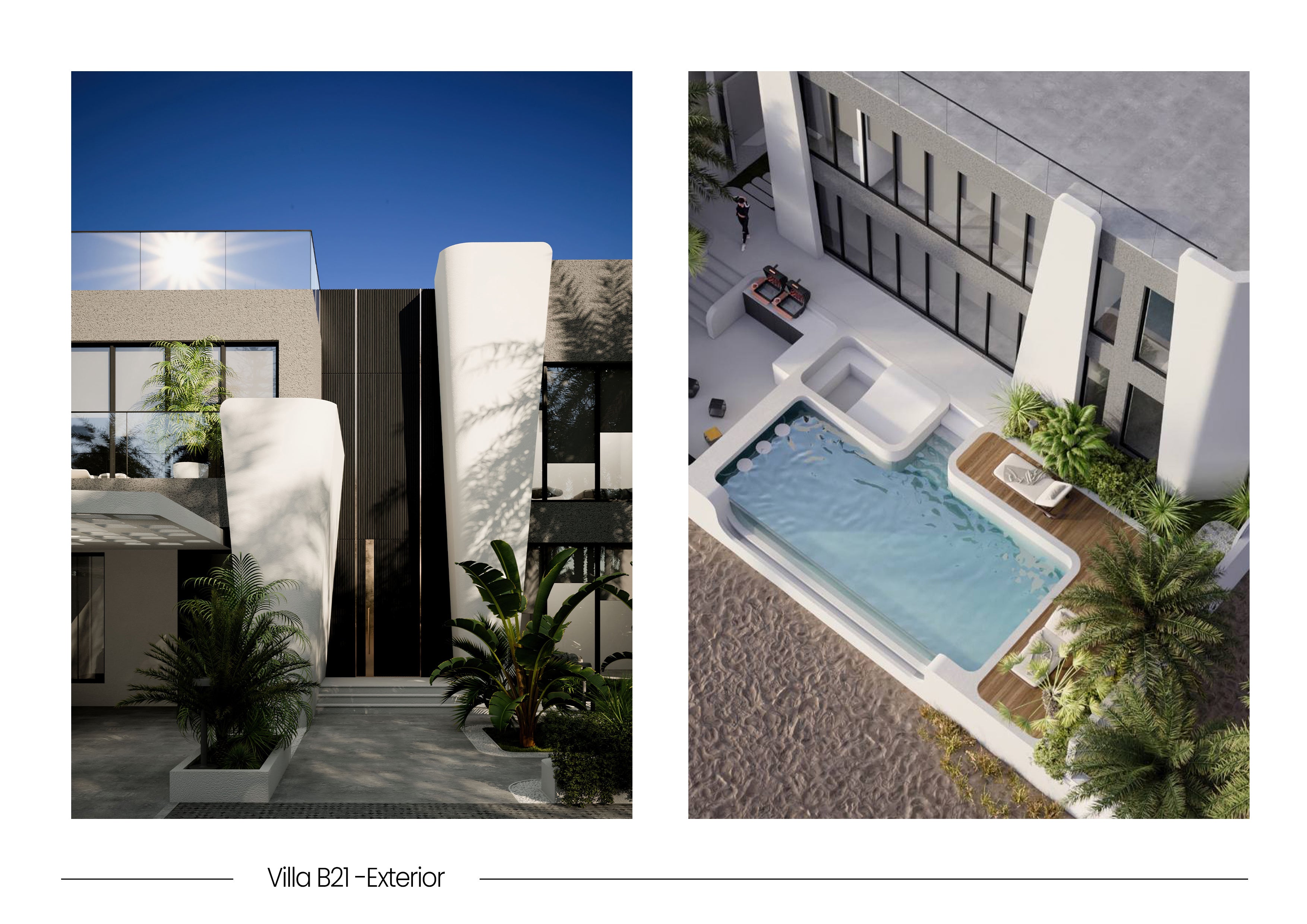 B21 Luxury Villa in Palm Jumeirah Dubai – Modern 6 Bedroom Masterpiece with Private Pool and Smart Home Technology - METALUXURY