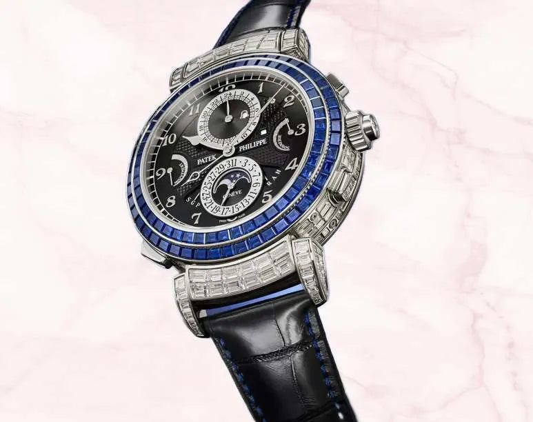 Patek Philippe 6300/401G Grandmaster Chime Sapphire Baguette Bezel - METALUXURY