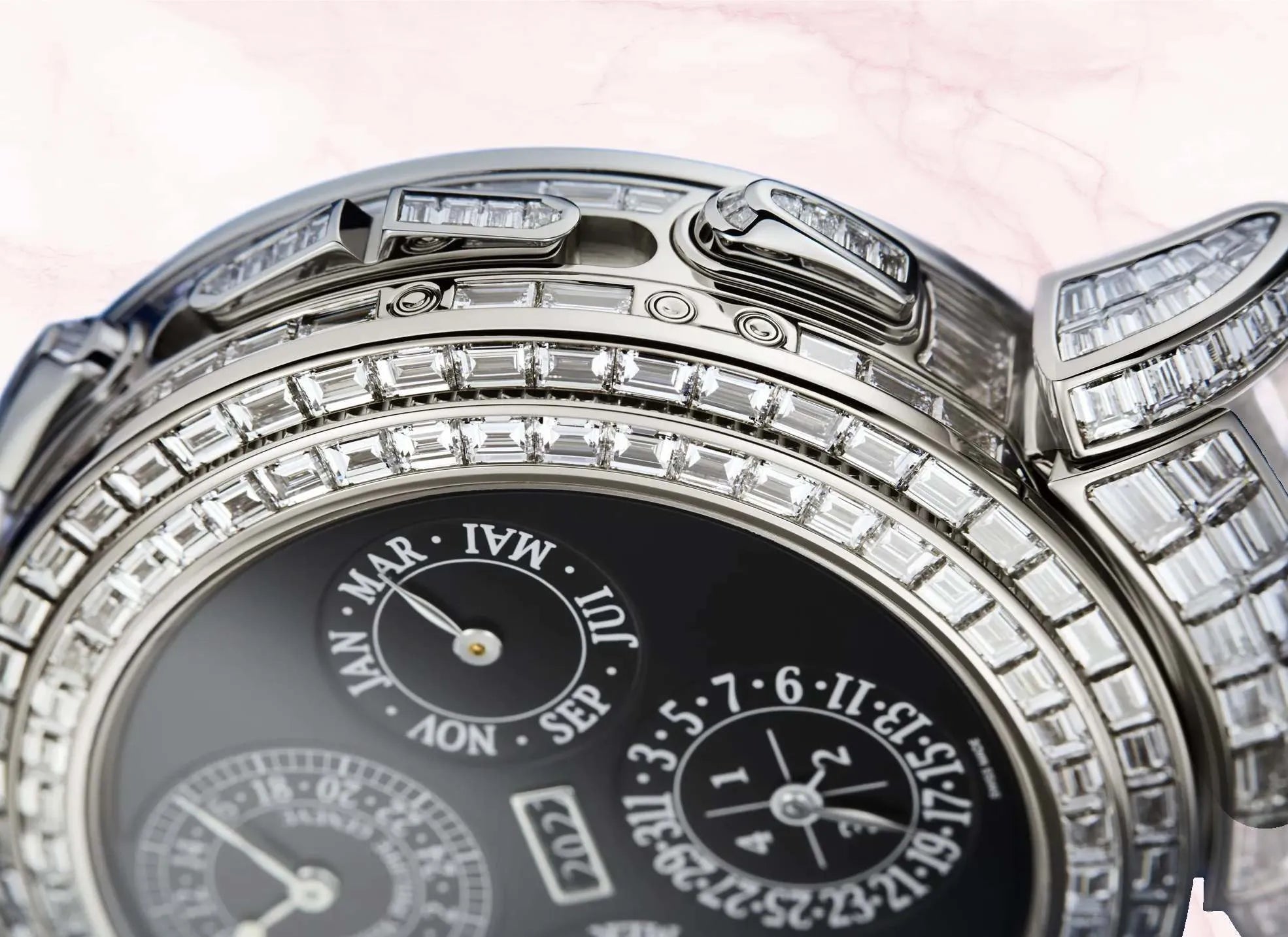 Patek Philippe 6300/401G Grandmaster Chime Sapphire Baguette Bezel - METALUXURY