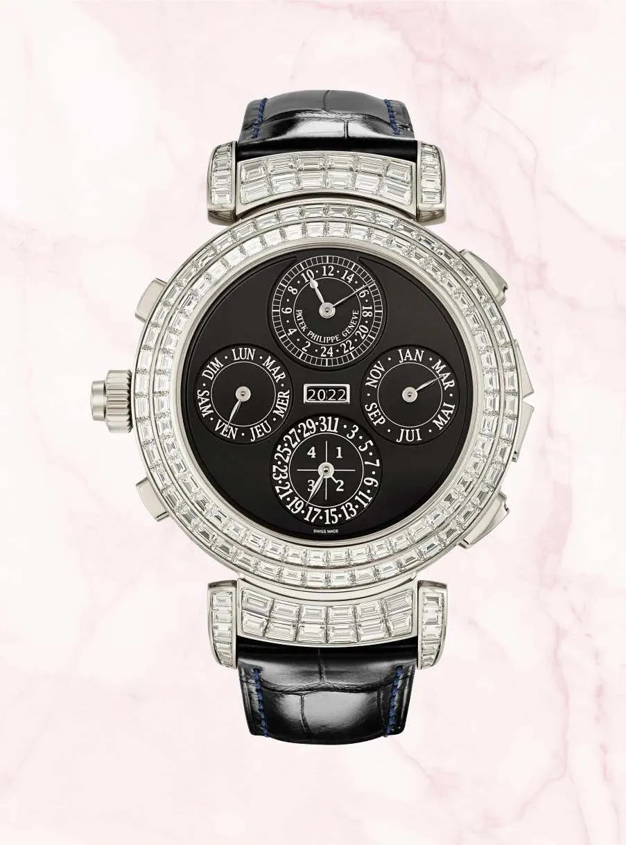 Patek Philippe 6300/401G Grandmaster Chime Sapphire Baguette Bezel - METALUXURY