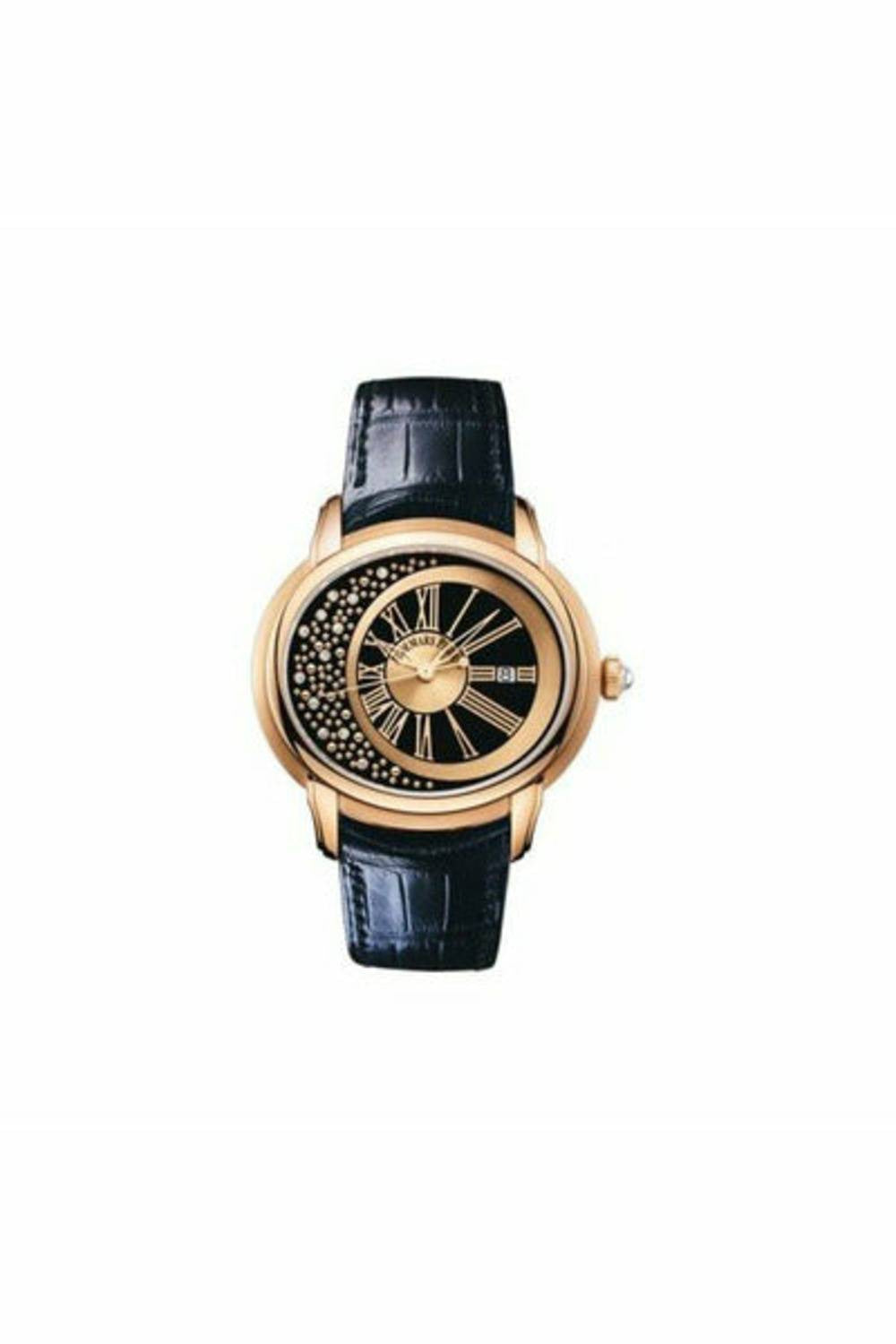 AUDEMARS PIGUET MILLENARY MORITA 18K ROSE GOLD 45MM X 40MM BLACK DIAL LADIES WATCH-DUBAILUXURYWATCH