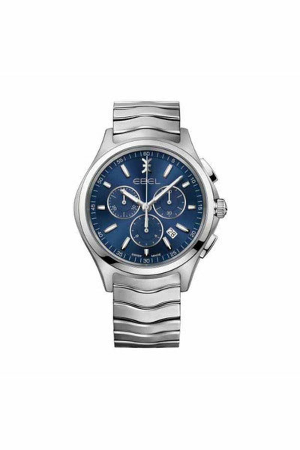 EBEL WAVE CHRONOGRAPH 42MM STAINLESS STEEL MEN'S WATCH-DUBAILUXURYWATCH