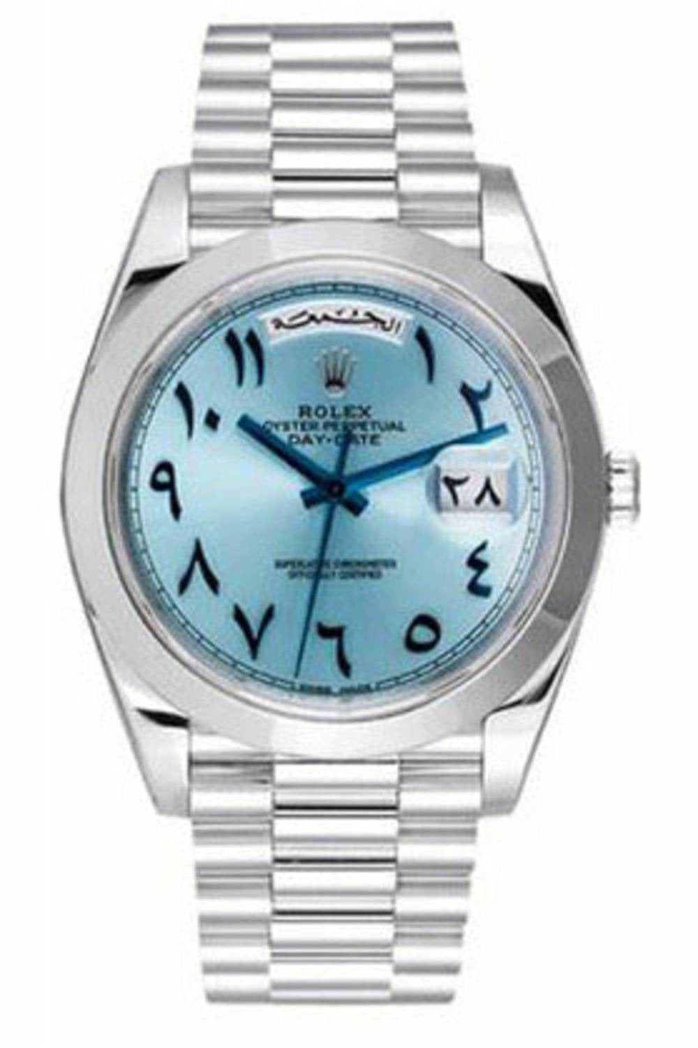 ROLEX DAY-DATE PLATINUM ARABIC 40MM-DUBAILUXURYWATCH