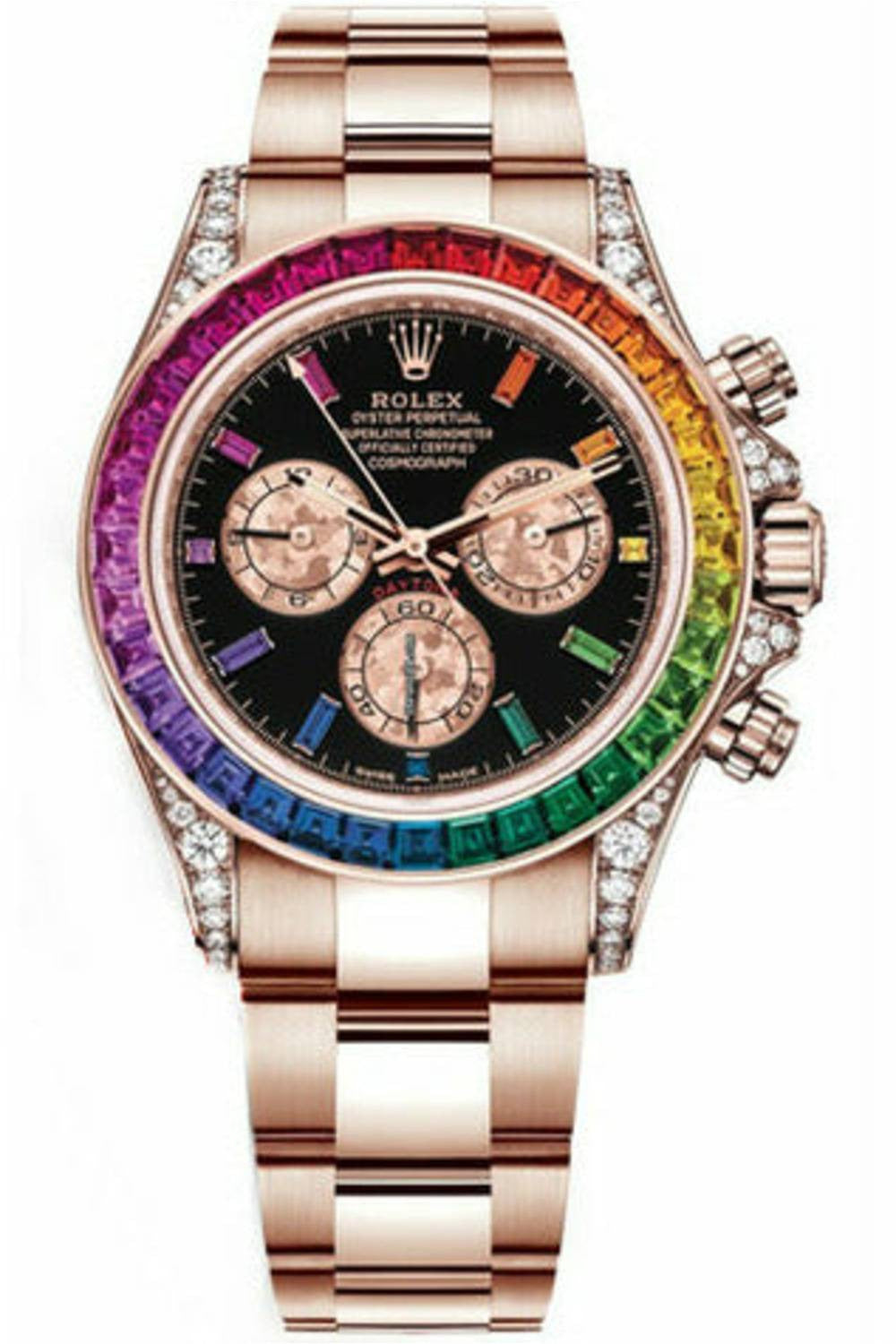 Rolex Daytona Rose Gold Rainbow 116595RBOW