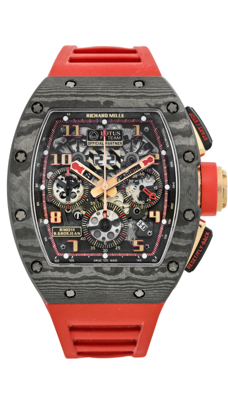 Richard Mille RM 011 Lotus F1 Team Romain Grosjean RM011 AO CA NTPT - METALUXURY