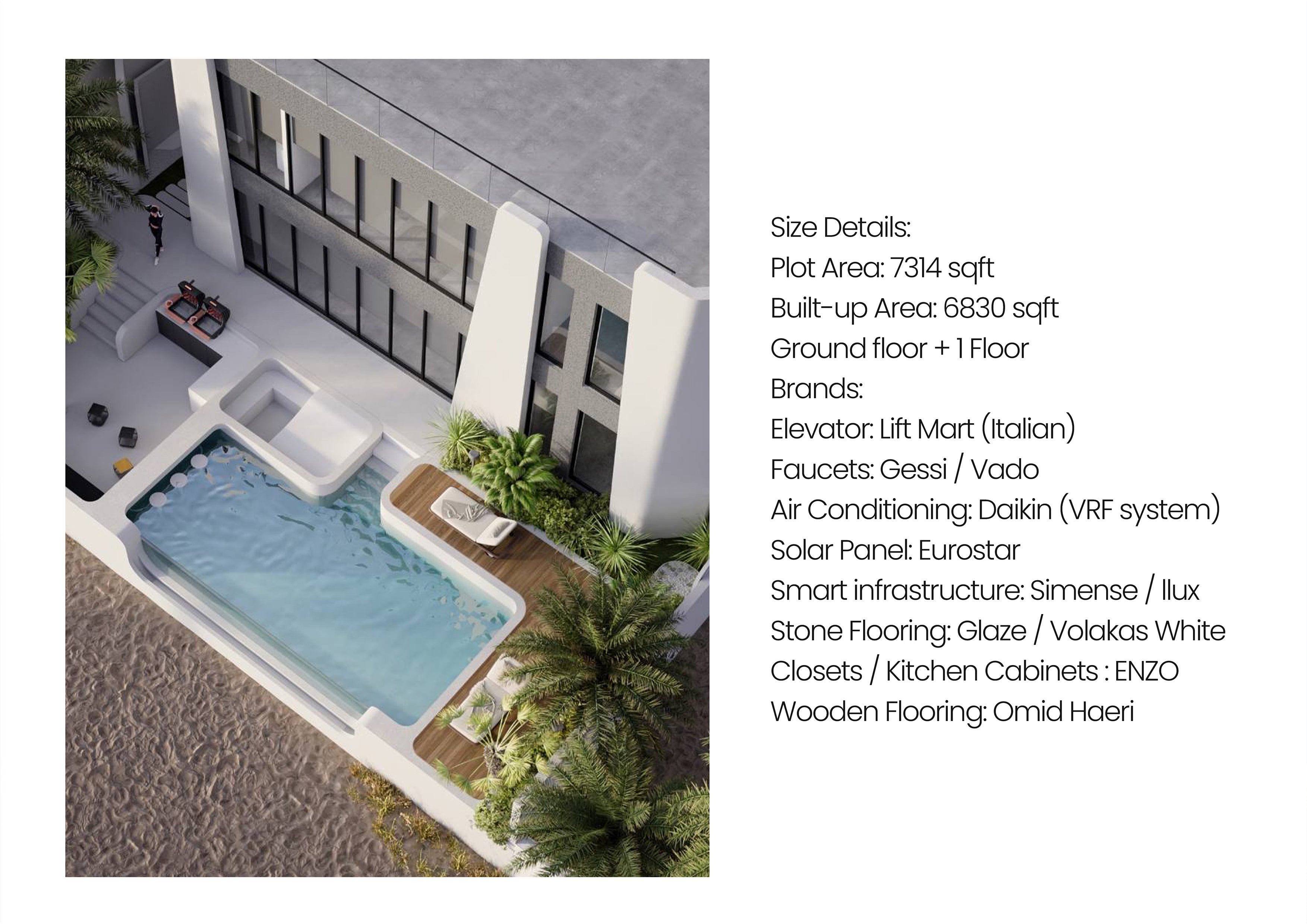 B21 Luxury Villa in Palm Jumeirah Dubai – Modern 6 Bedroom Masterpiece with Private Pool and Smart Home Technology - METALUXURY