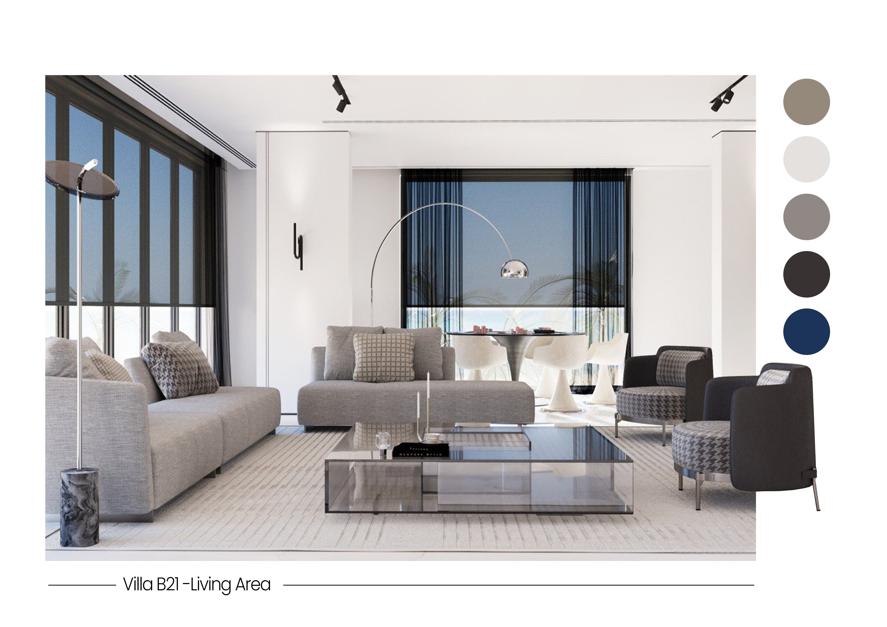 B21 Luxury Villa in Palm Jumeirah Dubai – Modern 6 Bedroom Masterpiece with Private Pool and Smart Home Technology - METALUXURY