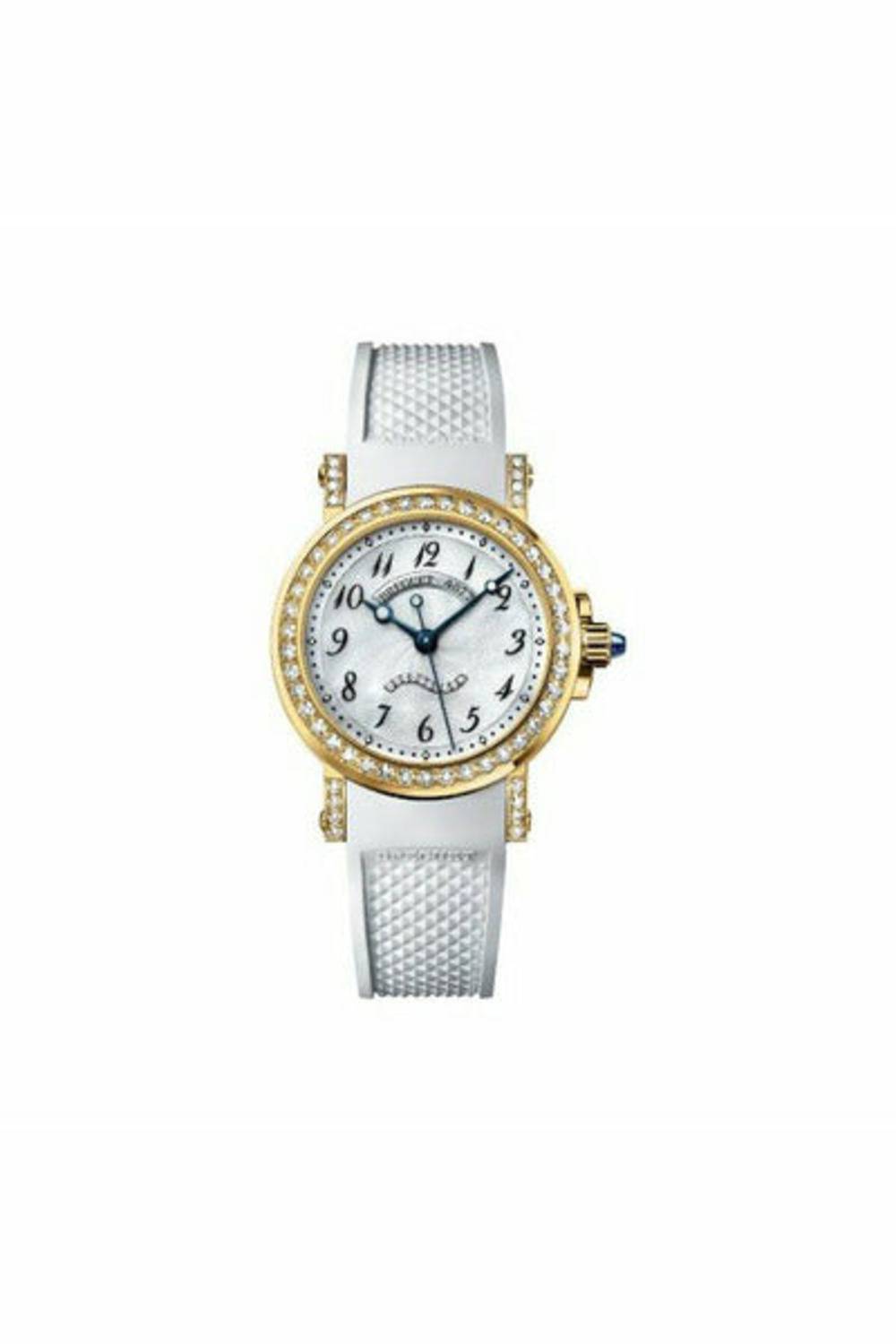 BREGUET MARINE AUTOMATIC 18KT YELLOW GOLD 30MM LADIES WATCH-DUBAILUXURYWATCH