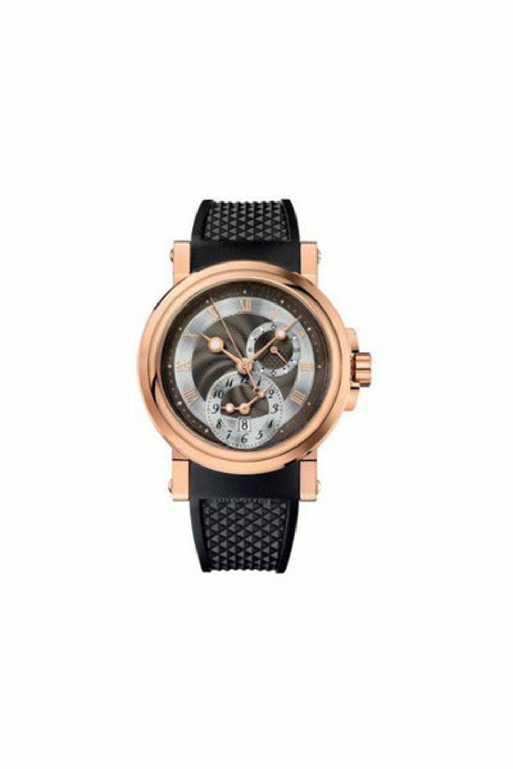 BREGUET MARINE AUTOMATIC DUAL TIME 18KT ROSE GOLD 42MM MEN'S WATCH-DUBAILUXURYWATCH