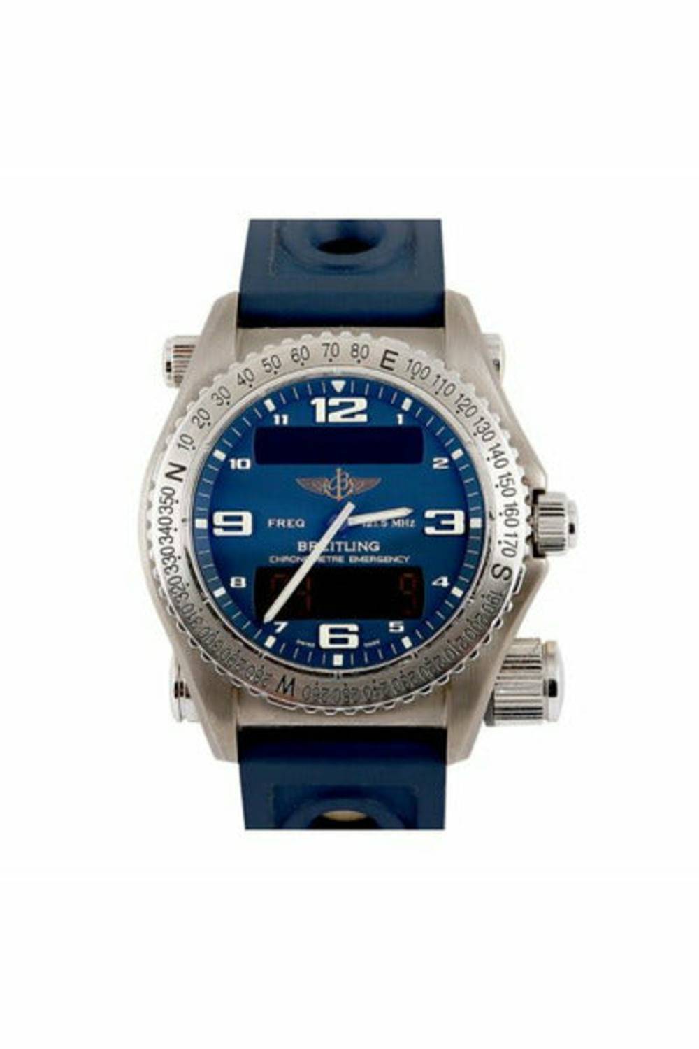 BREITLING PROFESSIONAL SERIES - EMERGENCY SUPERQUARTZ 43 MM MEN'S WATCH-DUBAILUXURYWATCH