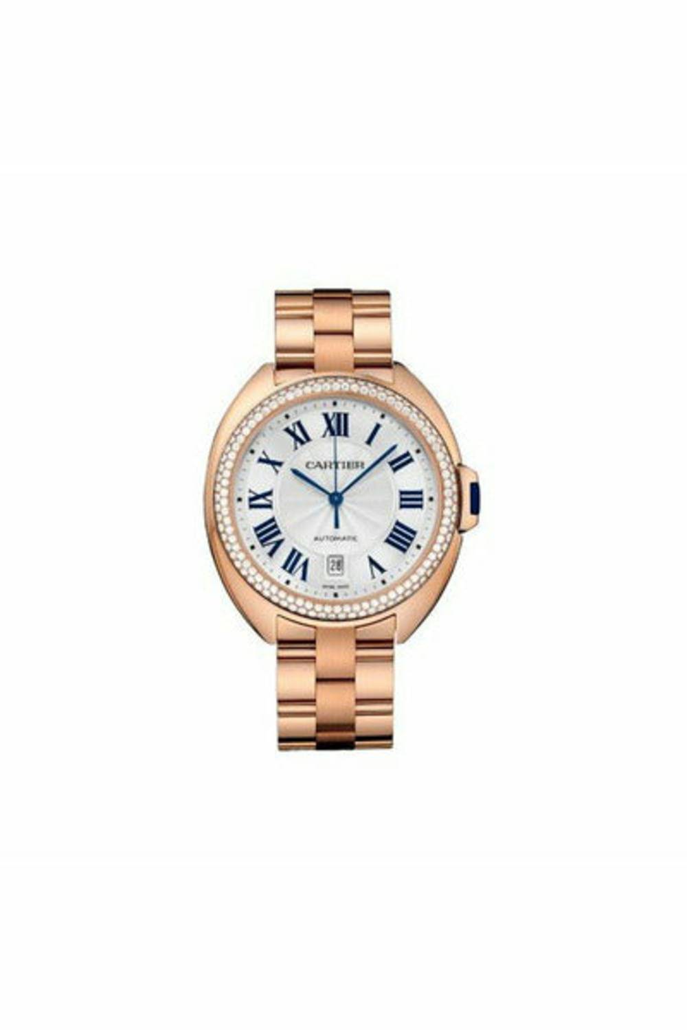 CARTIER CLE DE CARTIER 40MM 18KT ROSE GOLD LADIES WATCH-DUBAILUXURYWATCH