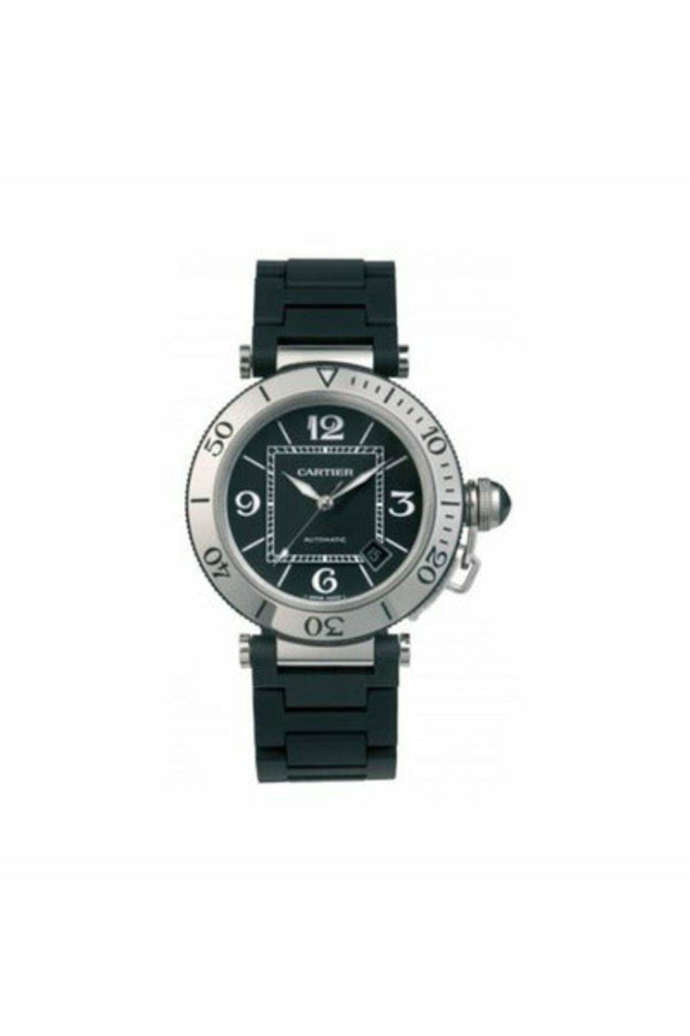 CARTIER PASHA STAINLESS STEEL 40.5MM MEN'S WATCH-DUBAILUXURYWATCH