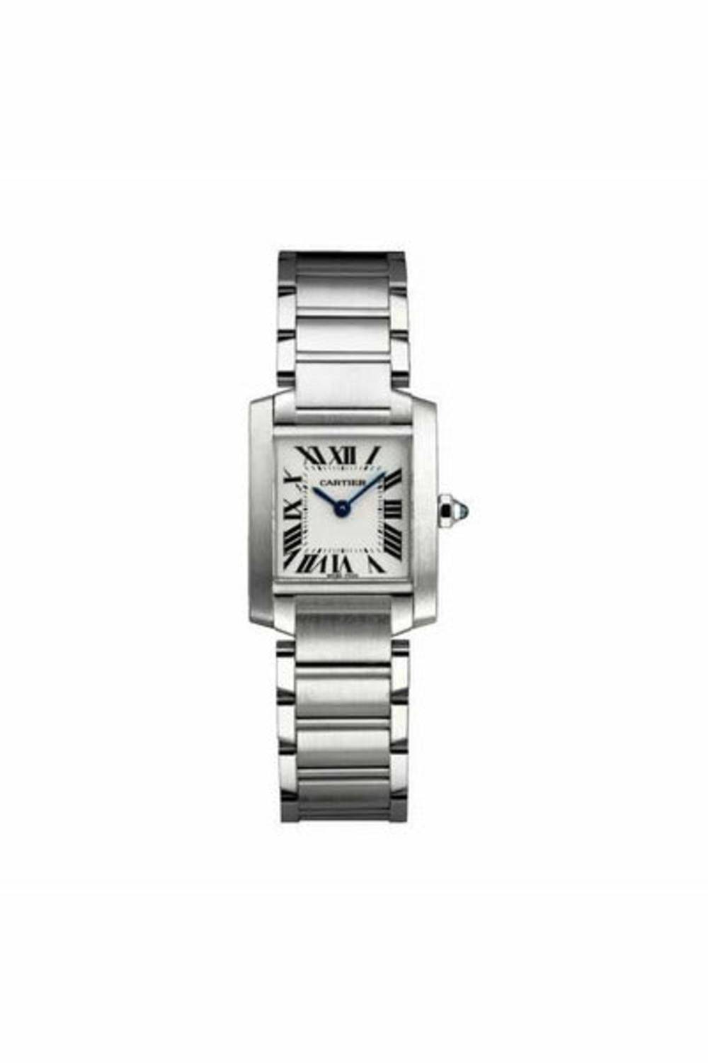 CARTIER TANK FRANCAISE 25MM X 20MM STAINLESS STEEL LADIES WATCH-DUBAILUXURYWATCH