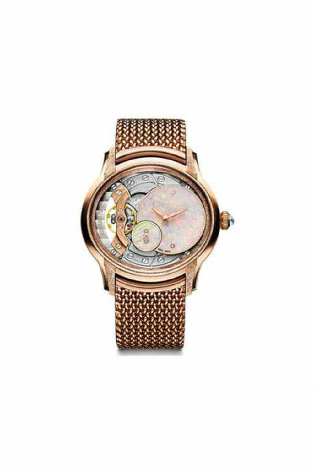 AUDEMARS PIGUET MILLENARY FROSTED 18KT ROSE GOLD 39.5MM LADIES WATCH-DUBAILUXURYWATCH