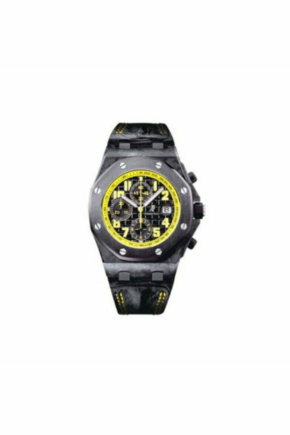 AUDEMARS PIGUET PRESTIGE SPORTS FORGED CARBON 43MM BLACK DIAL MEN'S WATCH-DUBAILUXURYWATCH