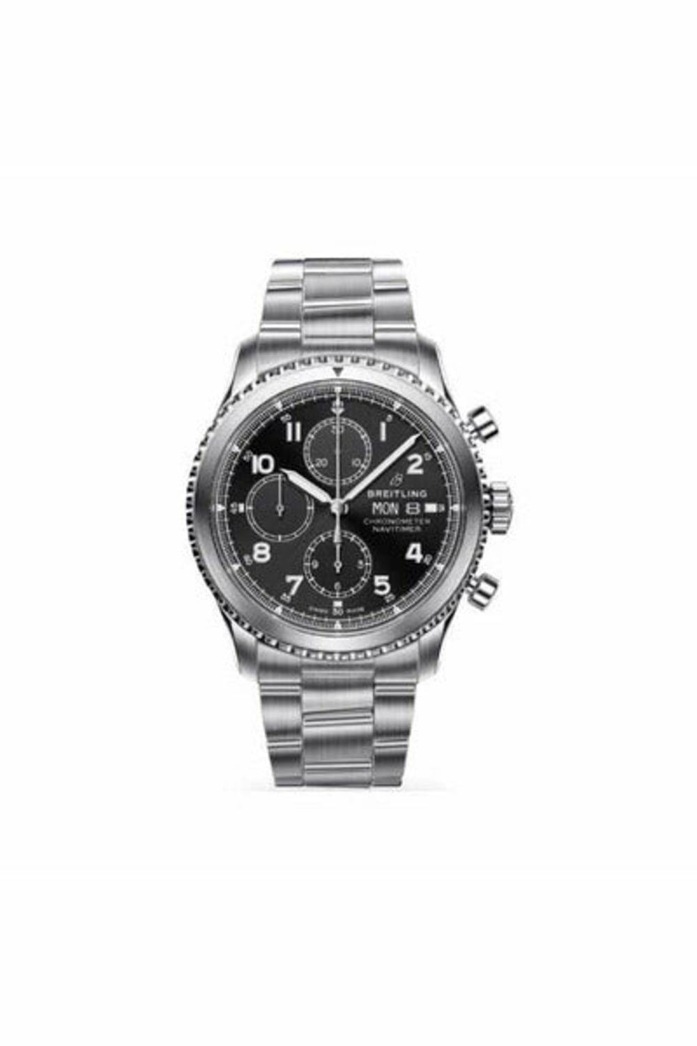 BREITLING NAVITIMER 8 CHRONOGRAPH 43MM STAINLESS STEEL MEN'S WATCH-DUBAILUXURYWATCH