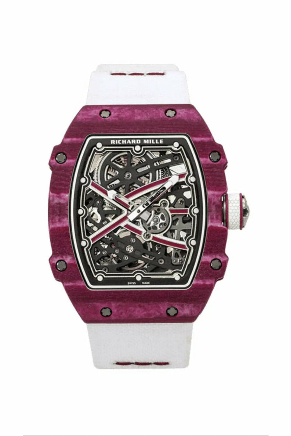 RICHARD MILLE RM 6702  AUTOMATIC HIGH JUMP PURPLE MEN'S WATCH REF. RM 67-02-DUBAILUXURYWATCH