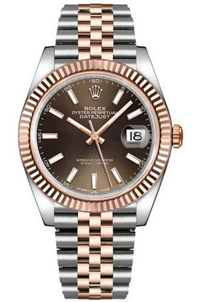Rolex Datejust 41 Automatic Rose Gold & Steel Watch 126331-DUBAILUXURYWATCH