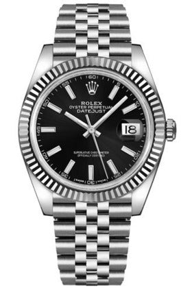 Rolex Datejust 41 Black Dial Men's Watch 126334-0018-DUBAILUXURYWATCH
