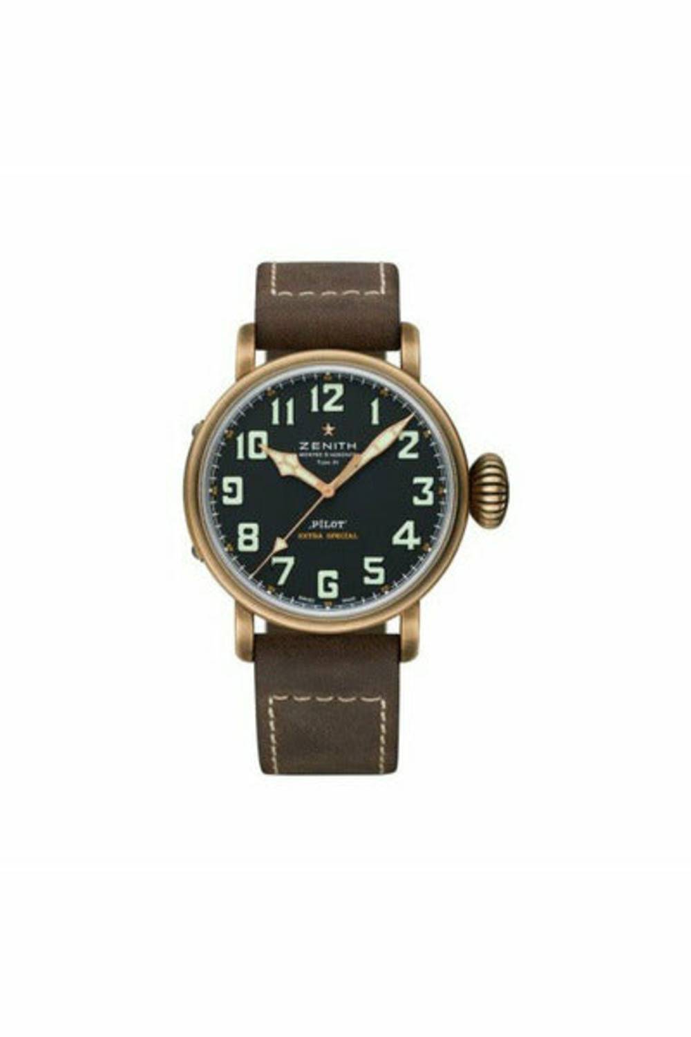 ZENITH PILOT TYPE 20 45MM BRONZE MEN'S WATCH-DUBAILUXURYWATCH
