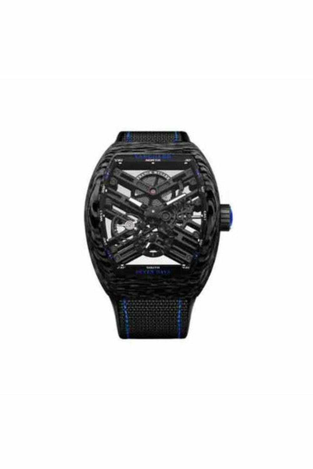 FRANCK MULLER VANGUARD 53.7MM CARBON FIBER MEN'S WATCH V45 S6 SQT CARBON.BL-DUBAILUXURYWATCH