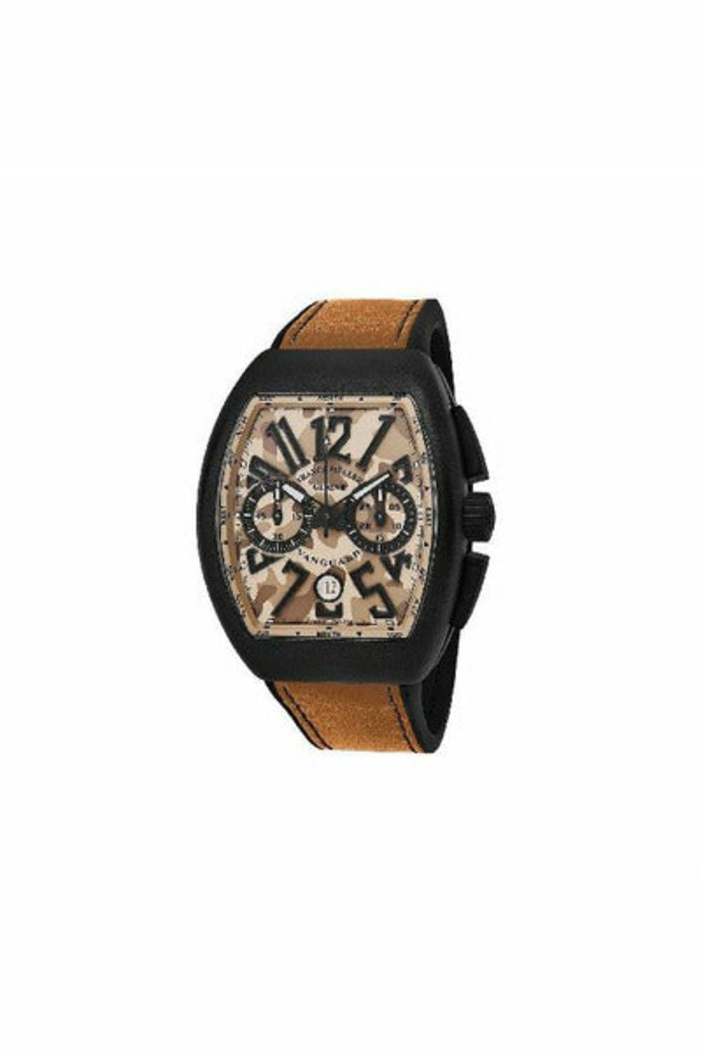 FRANCK MULLER VANGUARD BROWN CAMOUFLAGE V 45 CC DT TT NR MC SB-DUBAILUXURYWATCH