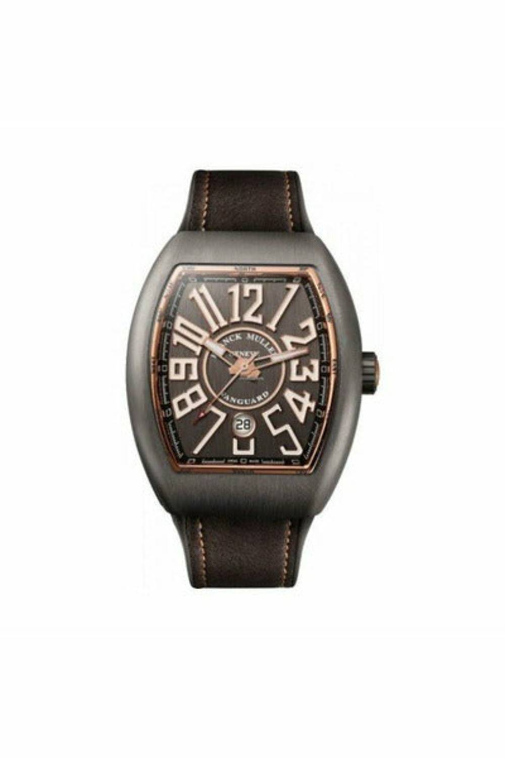 FRANCK MULLER VANGUARD TITANIUM/GOLD 44 X 53MM MEN'S WATCH-DUBAILUXURYWATCH