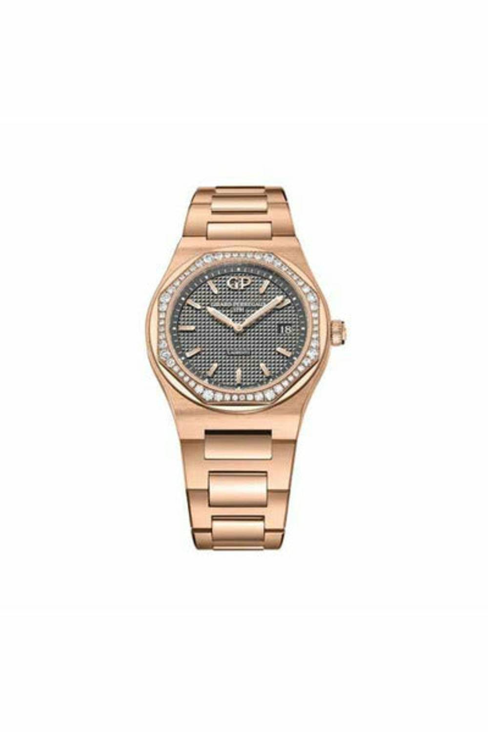 GIRARD PERREGAUX LAUREATO 34MM 18K ROSE GOLD LADIES WATCH-DUBAILUXURYWATCH