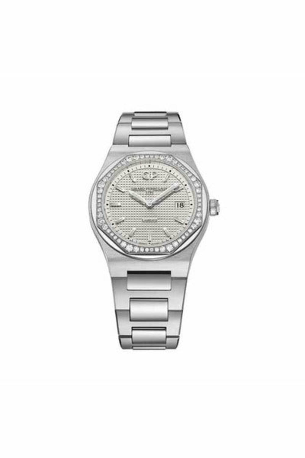 GIRARD PERREGAUX LAUREATO 34MM STAINLESS STEEL LADIES WATCH REF. 80189D11A131-11A-DUBAILUXURYWATCH