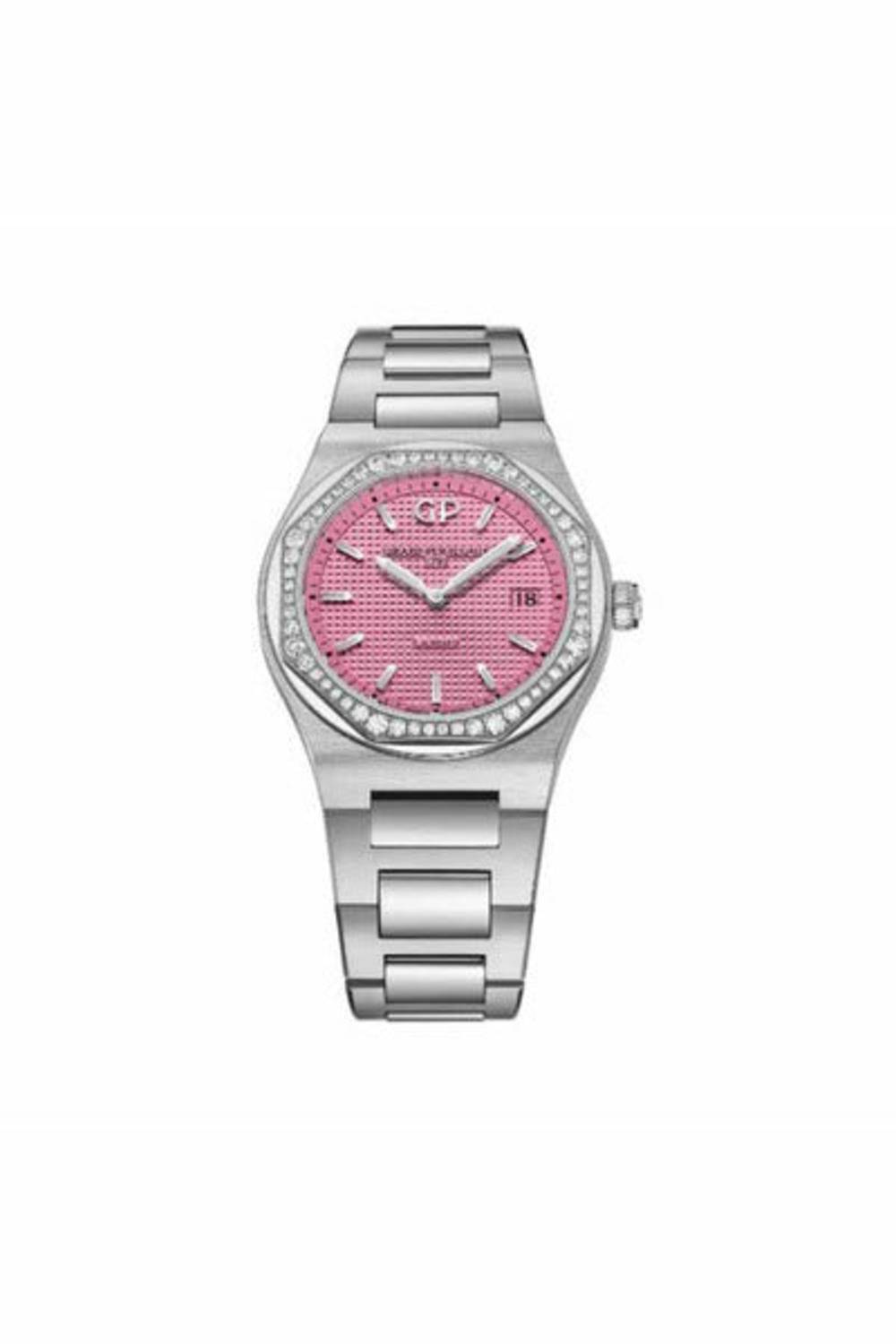 GIRARD PERREGAUX LAUREATO SUMMER LIMITED EDITION 34MM STAINLESS STEEL LADIES WATCH-DUBAILUXURYWATCH