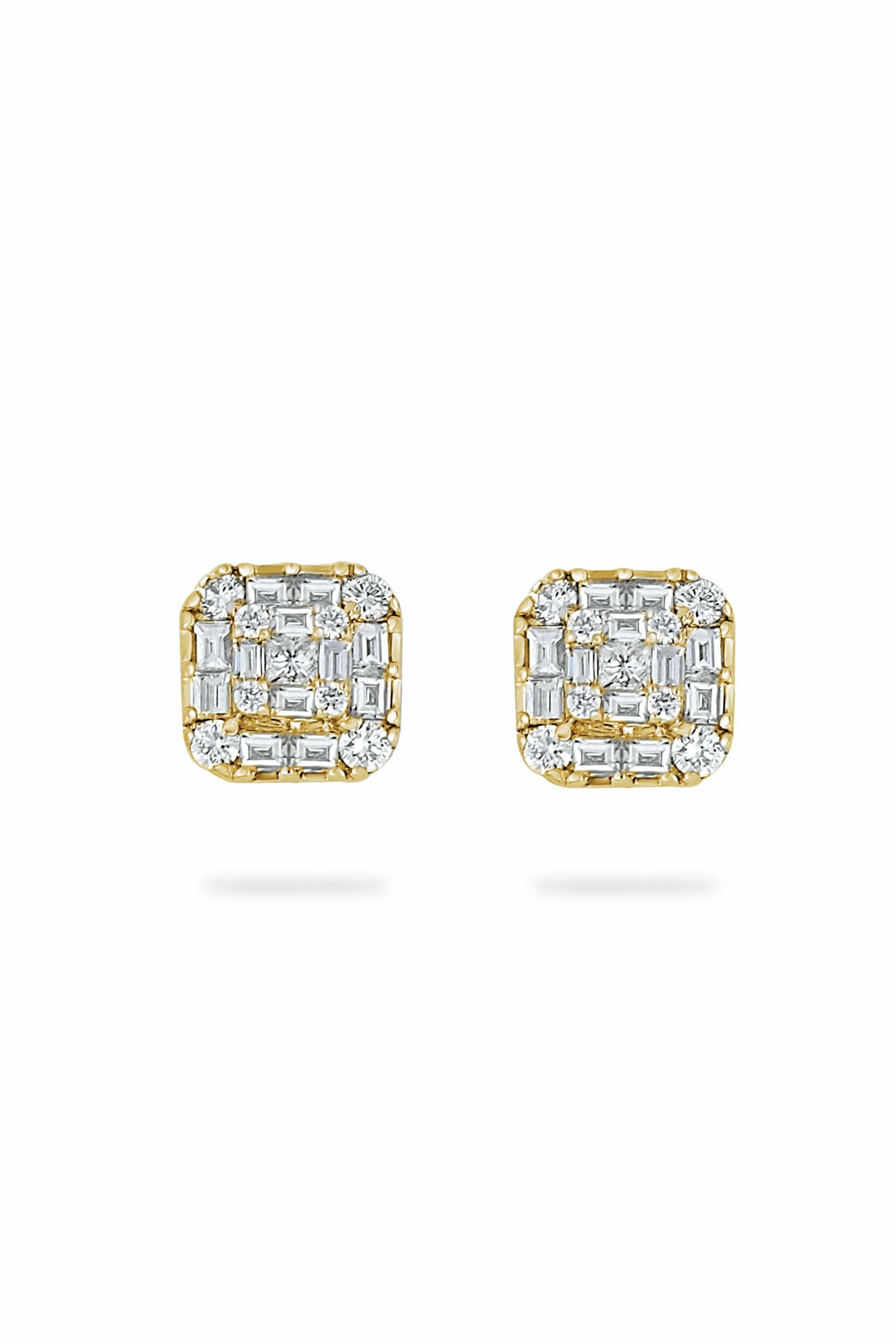 Illusion Diamond Studs-DUBAILUXURYWATCH