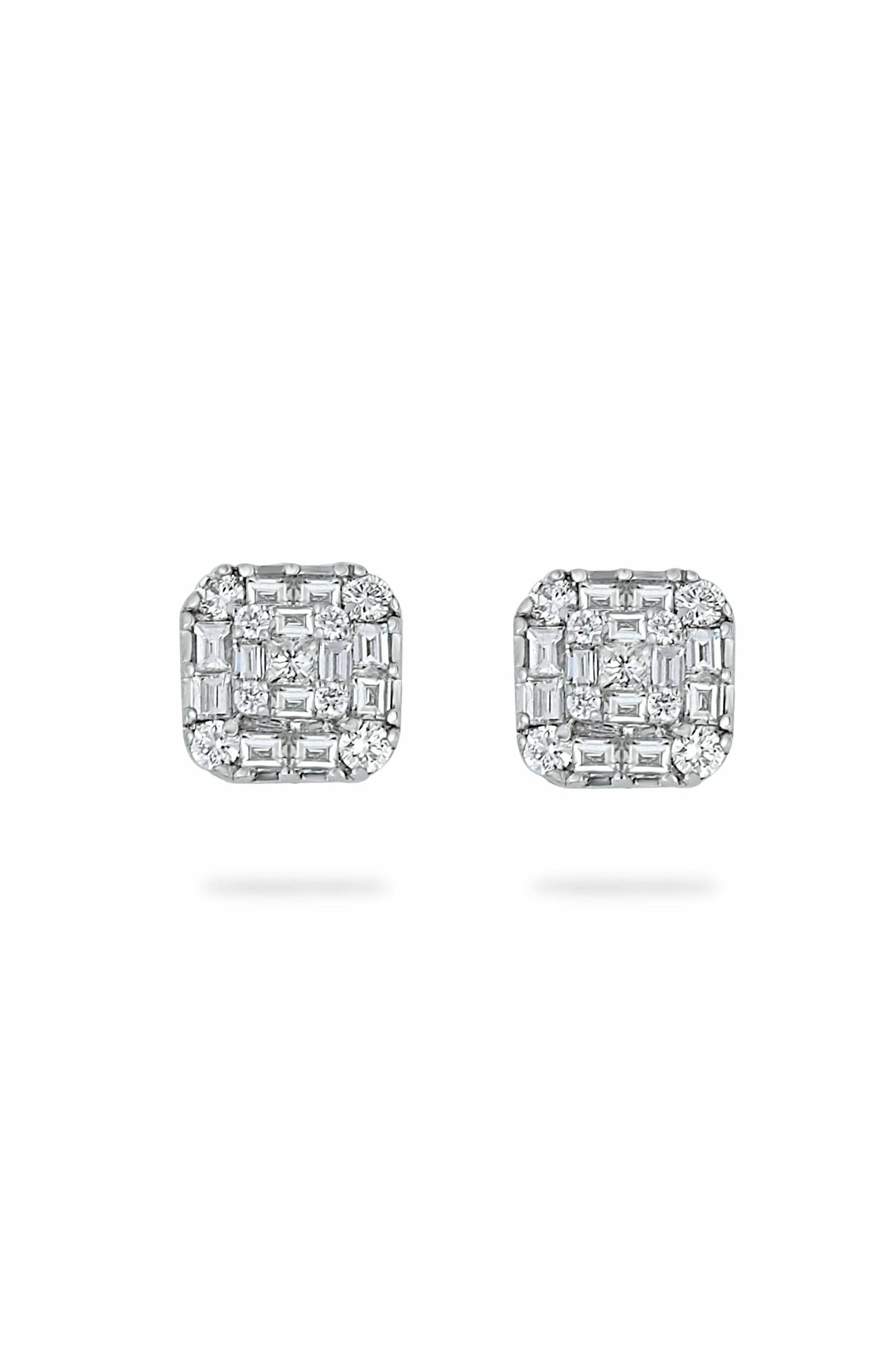 Illusion Diamond Studs-DUBAILUXURYWATCH