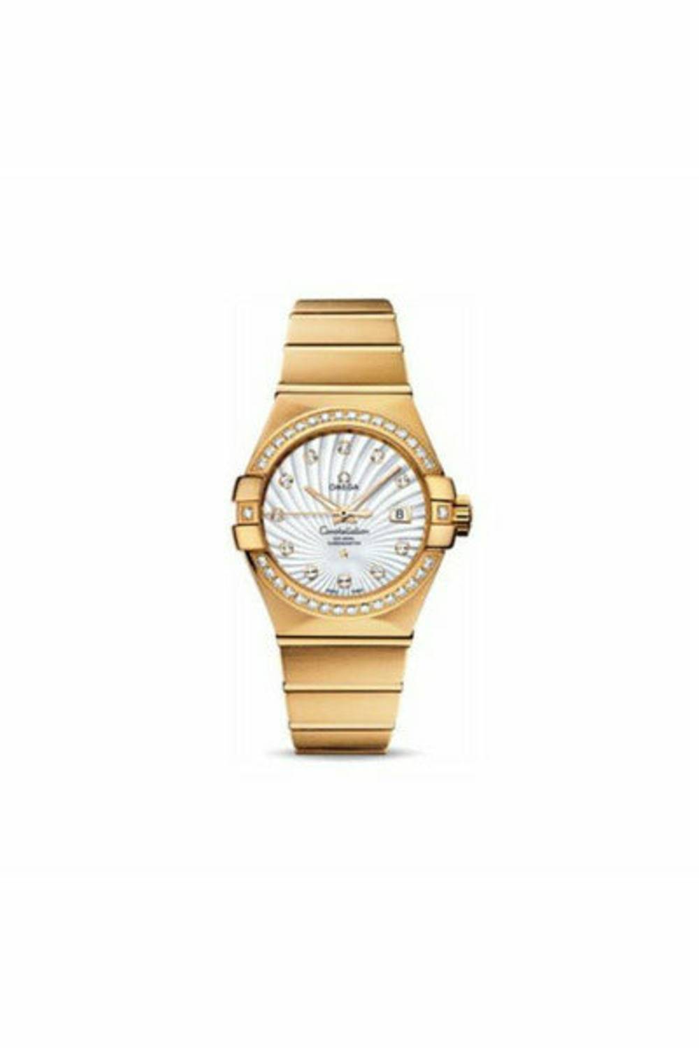 OMEGA CONSTELLATION 18KT YELLOW GOLD 31MM LADIES WATCH-DUBAILUXURYWATCH