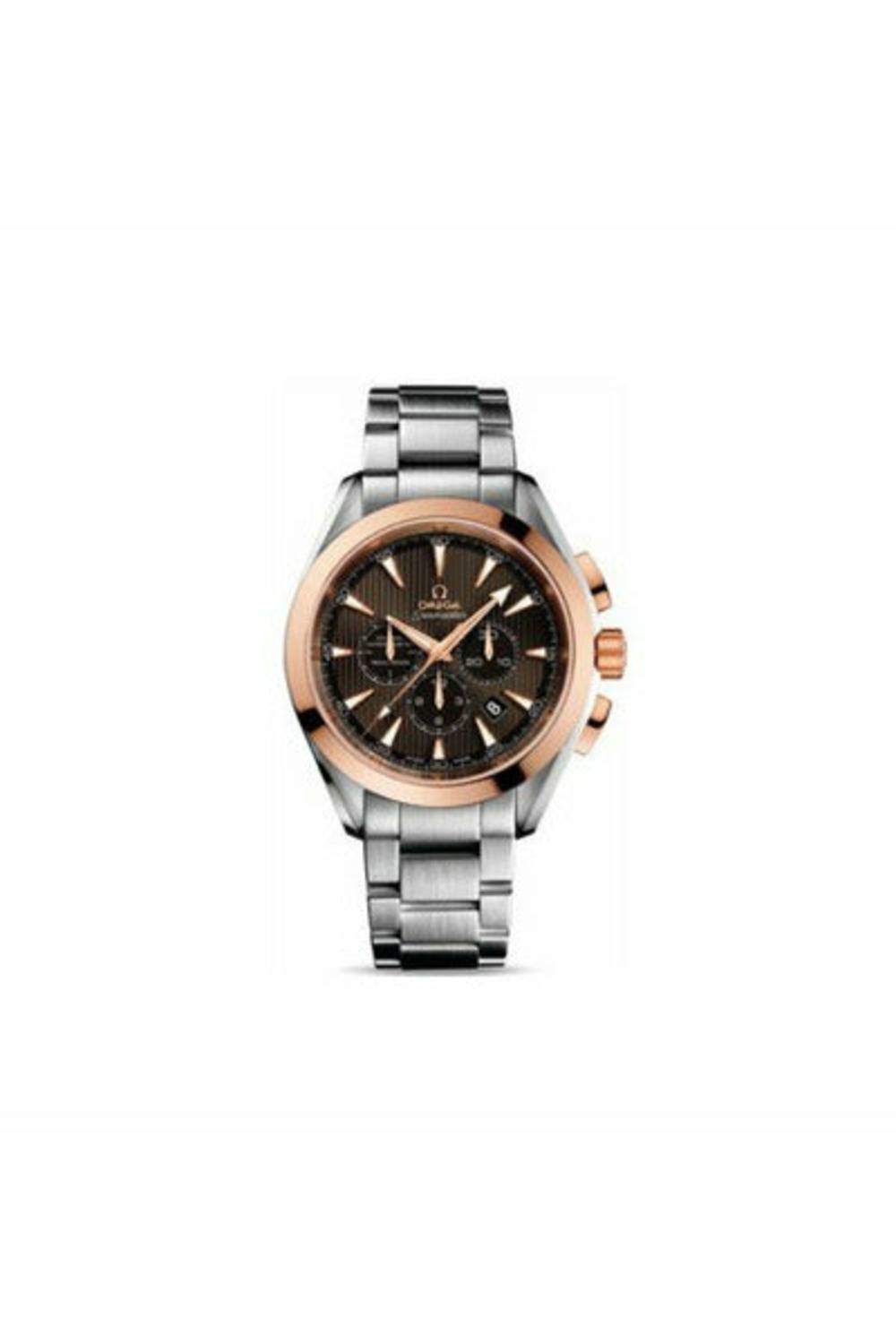 OMEGA SEAMASTER STAINLESS STEEL & 18KT ROSE GOLD 44MM UNISEX WATCH-DUBAILUXURYWATCH