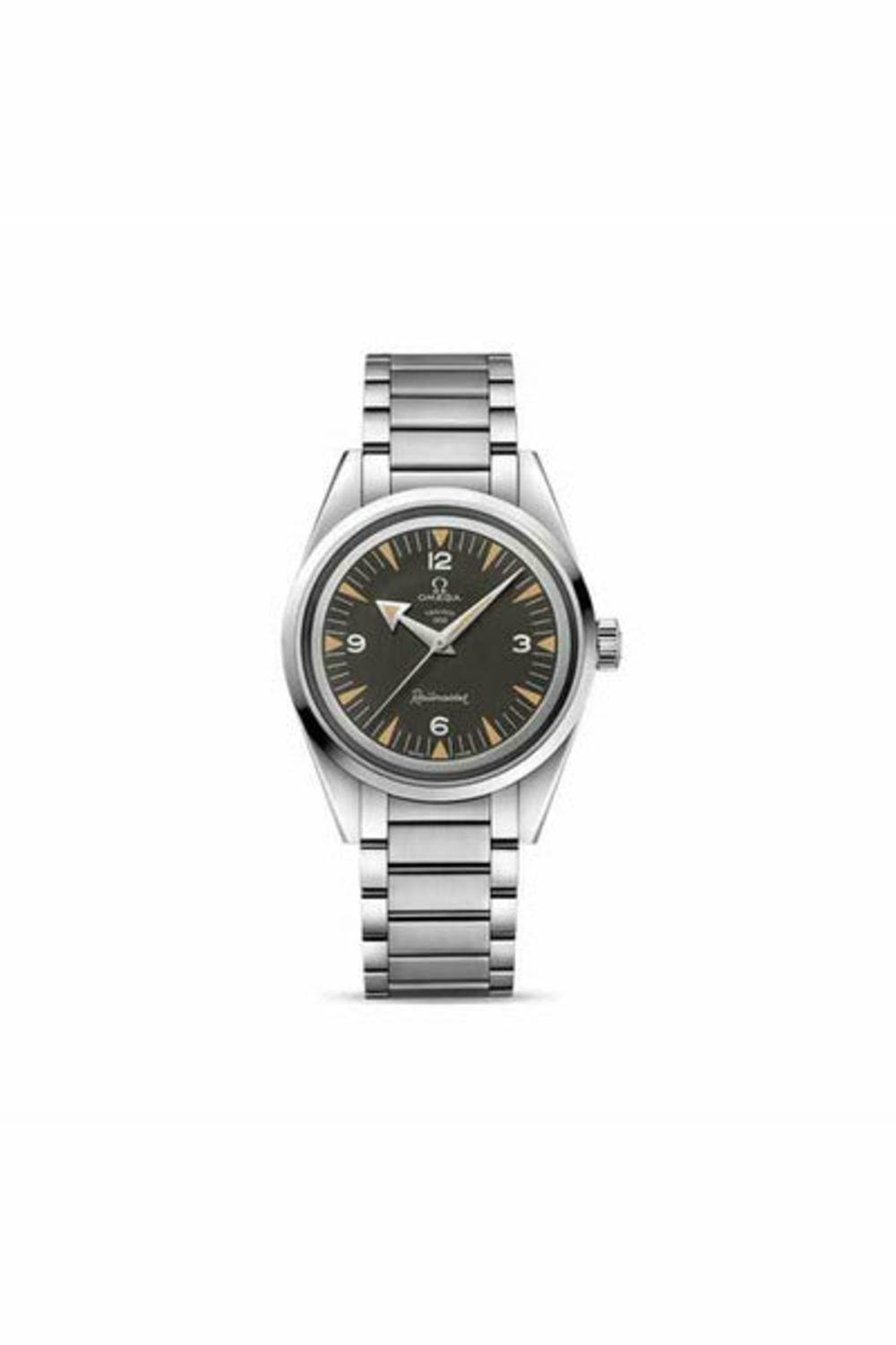 OMEGA THE 1957 TRILOGY RAILMASTER LIMITED EDITION 38MM STAINLESS STEEL MEN'S WATCH-DUBAILUXURYWATCH