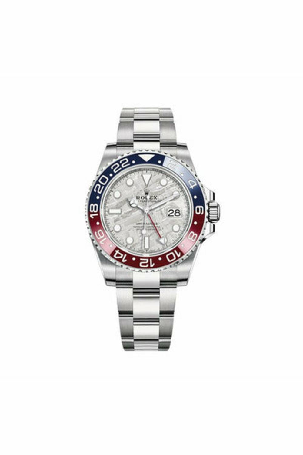 PROFESSIONAL ROLEX GMT-MASTER II NEW 2019 MODEL AUTOMATIC METEORITE DIAL PEPSI BEZEL MEN'S WATCH-DUBAILUXURYWATCH