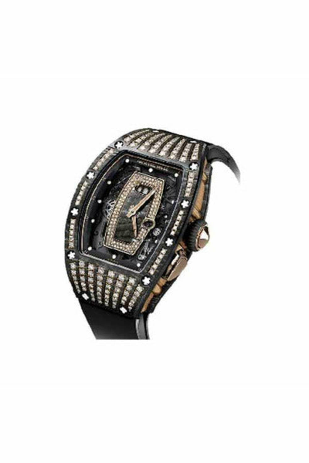 RICHARD MILLE DIAMOND SET NTPT CARBON LADIES WATCH-DUBAILUXURYWATCH