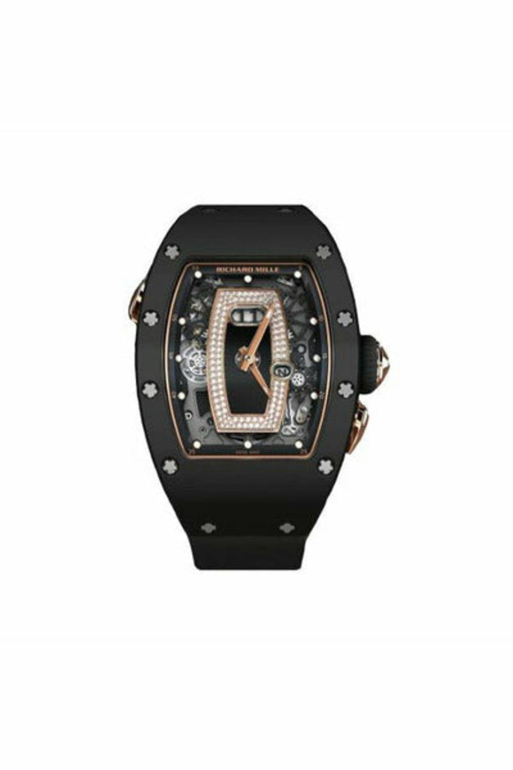 RICHARD MILLE RED GOLD ONYX & CERAMIC 52MM X 34MM LADIES WATCH-DUBAILUXURYWATCH