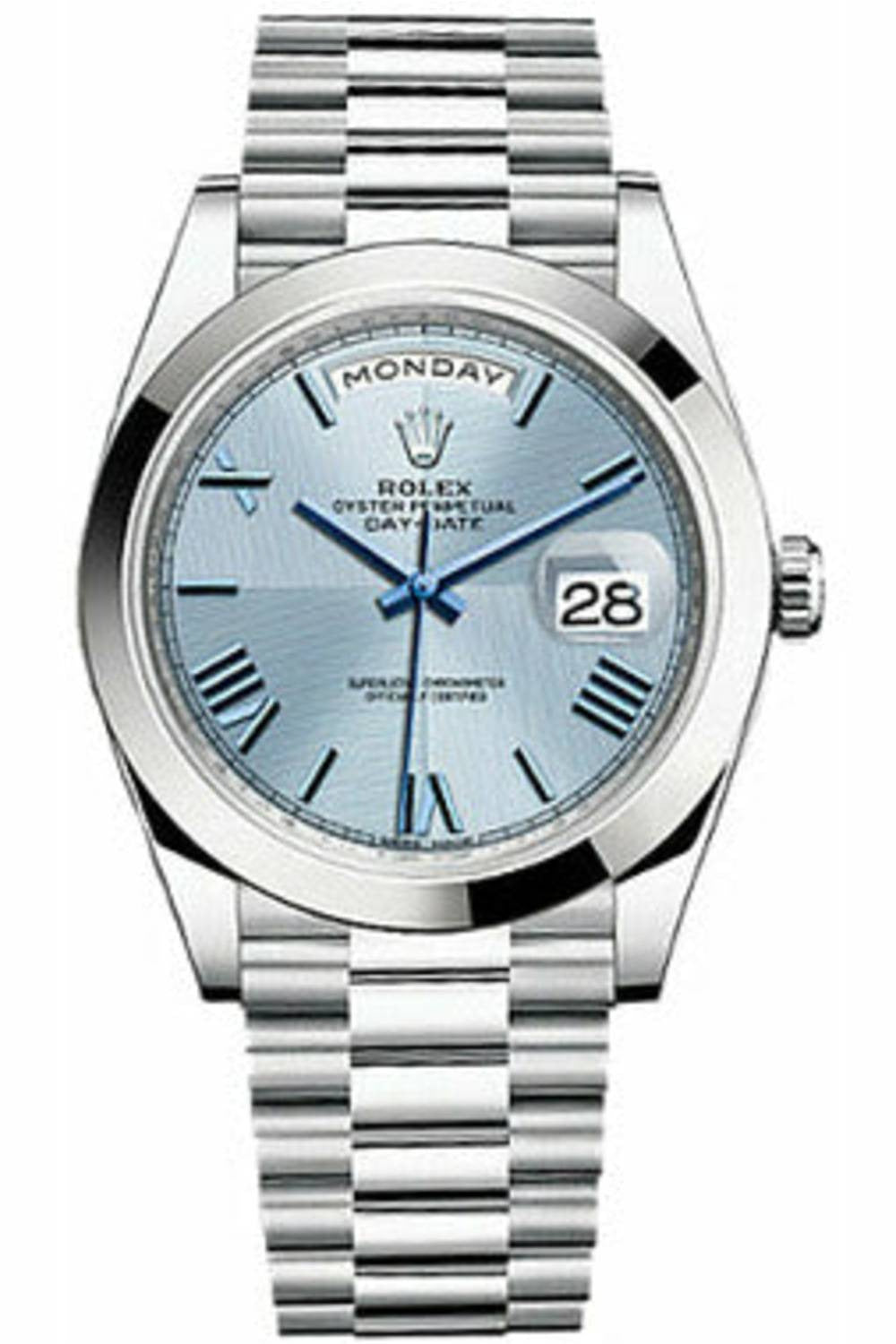 Rolex Day-Date 40 Platinum Men's Watch 228206-DUBAILUXURYWATCH