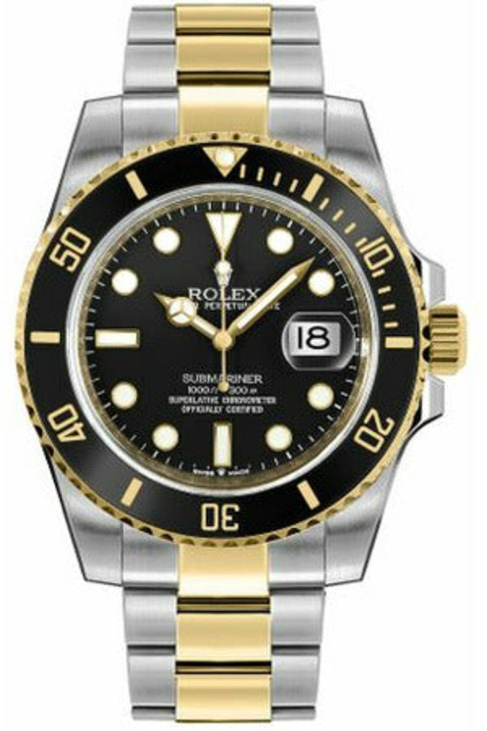 Rolex Submariner Date Two Tone Oyster Bracelet 126613LN-DUBAILUXURYWATCH