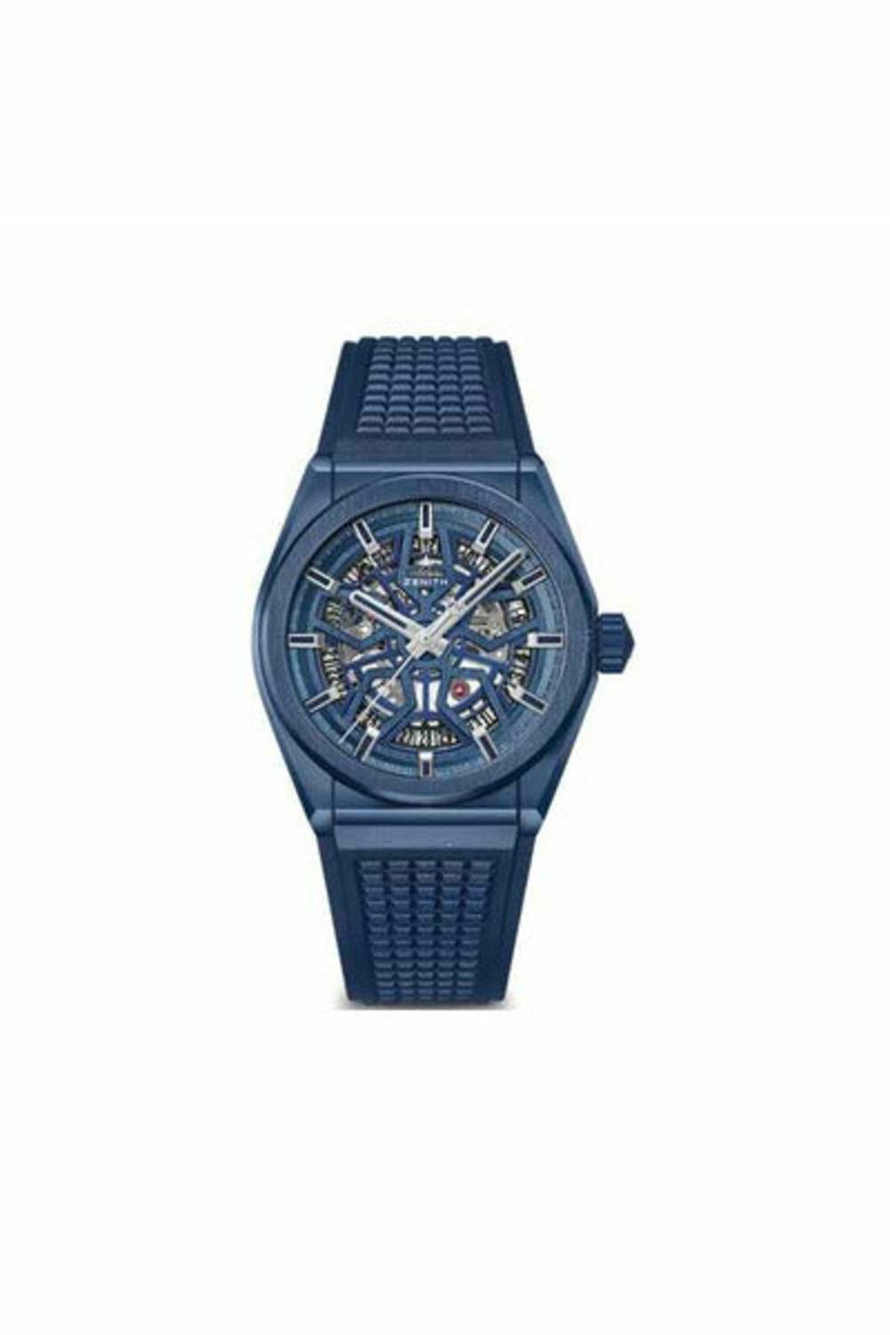 ZENITH DEFY CLASSIC 41MM BLUE CERAMIC MEN'S WATCH-DUBAILUXURYWATCH