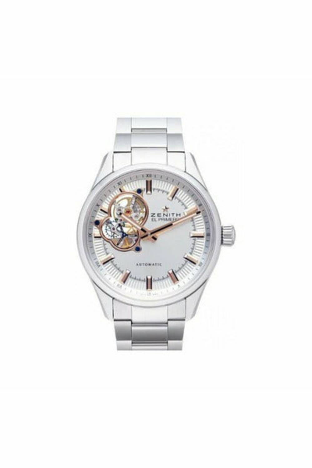 ZENITH EL PRIMERO SYNOPSIS 40MM STAINLESS STEEL MEN'S WATCH-DUBAILUXURYWATCH